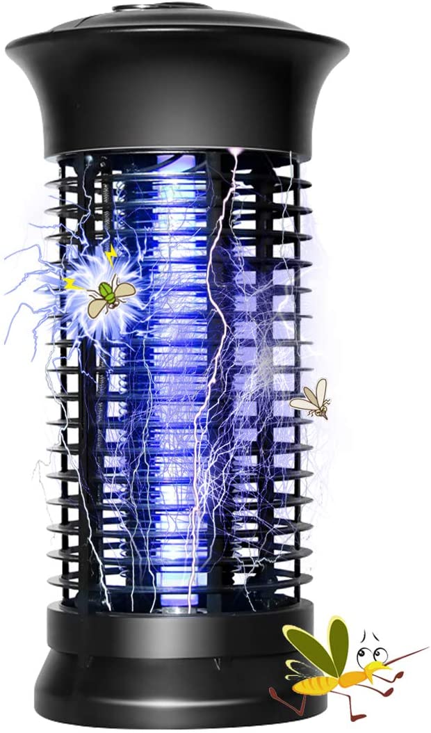 2020最新&強力に殺虫】電撃殺虫機  電気蚊取り器 UV光源誘引式捕虫器